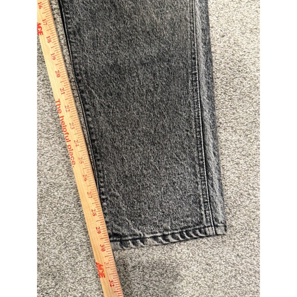 Lee Jeans Women's 14 Medium Gray‎ Denim Stone Wash Cotton Straight Leg 5-Pockets - Picture 8 of 12